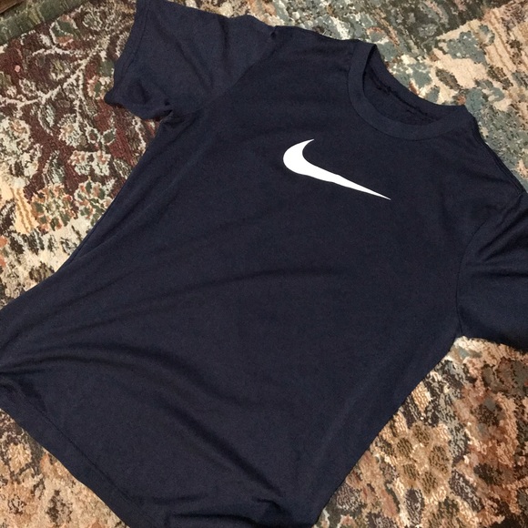 ❌SOLD❌NAVY Nike dry fit shirt size large - Picture 4 of 8
